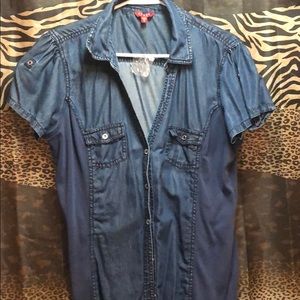 Guess short sleeve button up